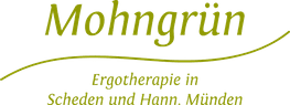 Logo - Praxis Mohngrün - Ergotherapie aus Scheden